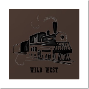 Western Era - Wild West Steam Train Posters and Art